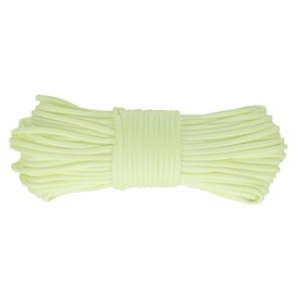 West Coast Paracord Glow in The Dark | 7 Strand Type III 550 Paracord | 100% Nylon | 10, 25, 50, 100ft Lengths | 8 Colors