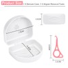 OFFCUP Braces Box with Aligner Removal Tool Clip Box Portable