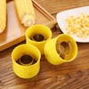 Corn Cob Stripper Stainless Steel Corn Peeler Splitter Remover Quick