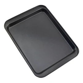 J.H. Company Molde Charola Antiadherente Reposteria Cocina Acero 10246 Color Negro