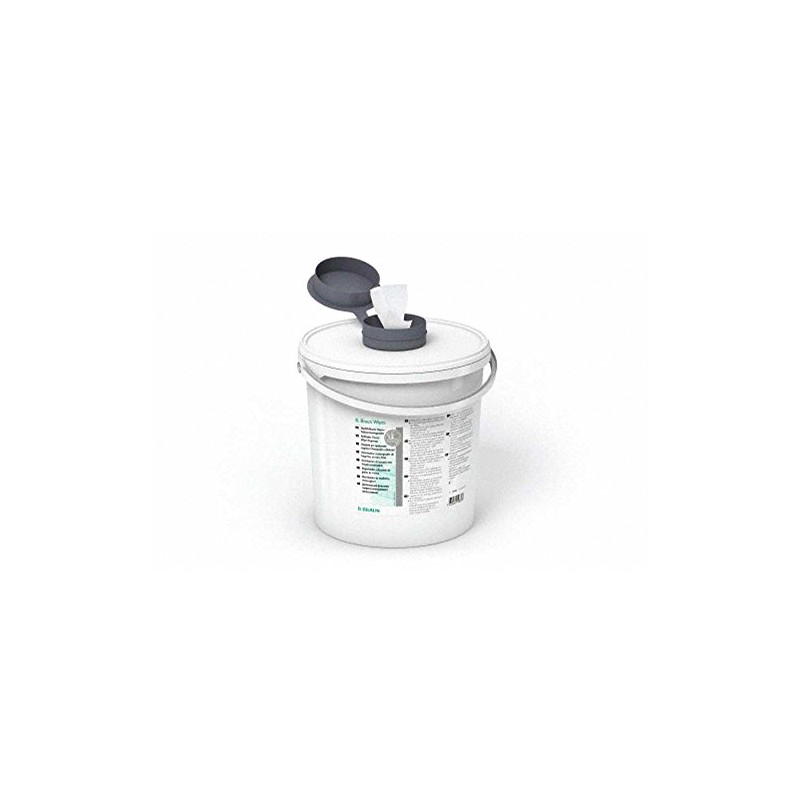 B.Braun WIPES Large Cloth Dispenser with Grey Lid without Fleece