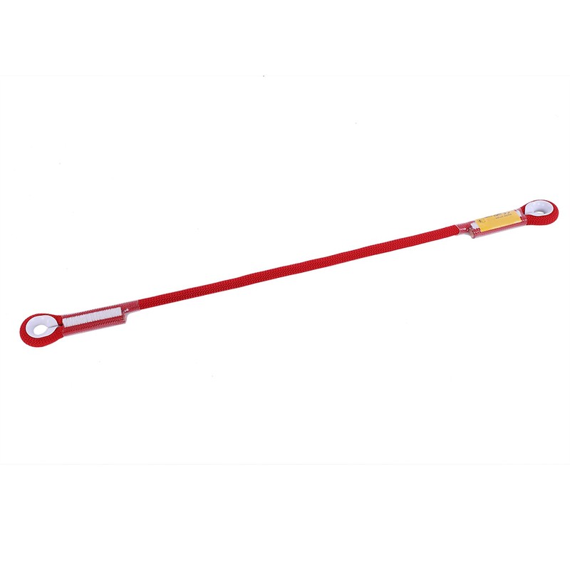 60/120/150cm Outdoor Survival Climbing Safety Rope with Ring Bearing(Red 150cm)