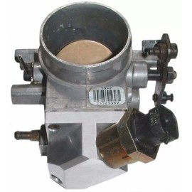 BOP Engineering 1986-87 Buick Grand National Throttle Body IAC Relocation Kit  Silver Annodized