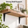 Floating Shelf L Brackets – Black Steel Wall Mount Supports