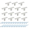 sourcing map 15 Pack Single Hole Cabinet Knobs, 1.7 Inch