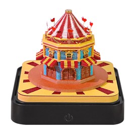 3D Calendar, 2026 3D Tear-off Pad, Desk Calendar, Notepad with Light, 3D Memo Pad, Paper Castle, Art, Creative Paper Sculpture, Gift, Table Decoration