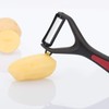 Westmark Gallant Peeler, Plastic/Stainless Steel, Black/Red/Silver