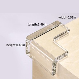 XSHEFUI Baby Safety Corner Guards, Corner Guards and Cushions for Tables, desks, Cribs (Small L 12)