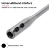 4pcs Drill Bit Extension Set 6" & 12" Long High-Carbon