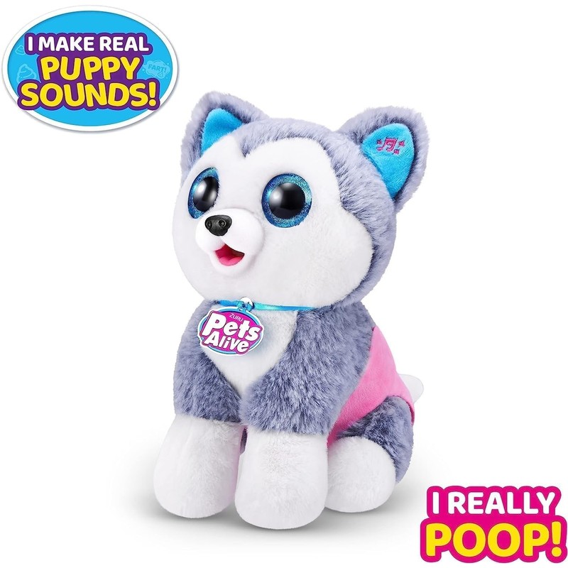 Pets Alive Pooping Puppies Interactive Assorted Plush by ZURU