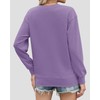 AUSELILY Womens Long Sleeve Sweatshirt Casual Crewneck Plain Pullover Tops