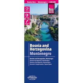 Reise Know-How Landkarte Bosnien-Herzegowina, Monte / Bosnia and Herzegovina, Monte (1:350.000): reiß- und wasserfest (world mapping project)