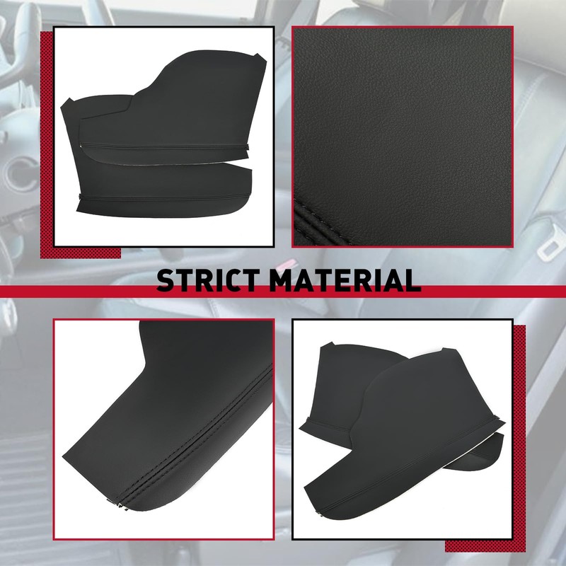 HECASA Door Panel Armrest Cover Compatible with 2011-2017 Honda Odyssey