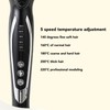 Curling Iron Adjustable Temperature Hair Curler Wand With Ceramic Coating