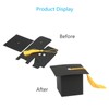 KATOOM 30pcs Graduation Sweet Boxes,6CM*6CM Doctoral Cap Shaped Gift Box