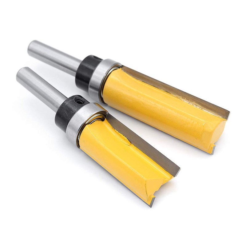 DingGreat 4Pcs 8mm Shank Flush Trim Pattern Template Router Bit