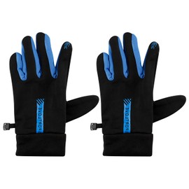 Bojueshaw Men's Winter Touchscreen Sports Gloves – Waterproof, Anti-Slip, Warm Cycling Gloves for Outdoor Activities, Cold Weather Protection with Touchscreen Capability(Blue)