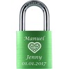 ♥ Love Goals Engraved Love Padlock with Engraving | Individual
