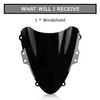 PSLER Windshield WindScreen Double Bubble for GSXR600 750 K4 2004-2005,