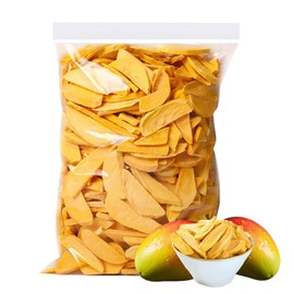 Freeze Dried Mango 5.6oz/160g,Premium Dried Mangoes,Solely Mango,No Sugar Added,Without Any Additives,Freeze Dried Crispy Fruit,Natural Dehydrated Mango,Dried Mango Chips Snacks