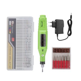 Electric Manicure Nail Toe Drilling Machine with Grinding Head Set   (White)