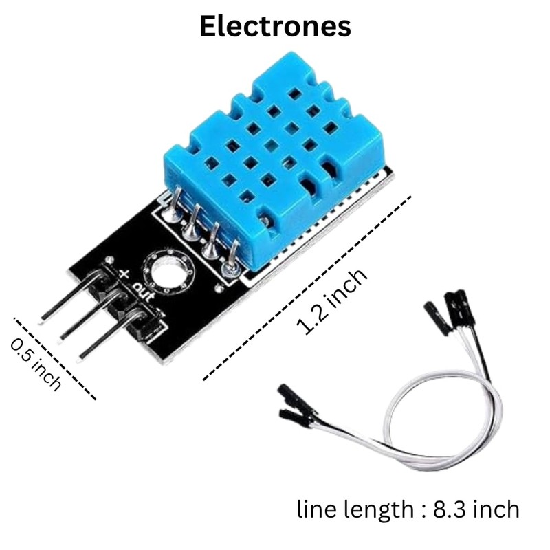 Electrones 5 x KY-015 DHT11 DHT-11 3 Pin Digital Temperature