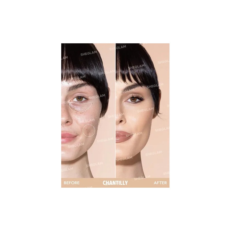 Sheglam Corrector Alta Cobertura Perfect Skin Chantilly