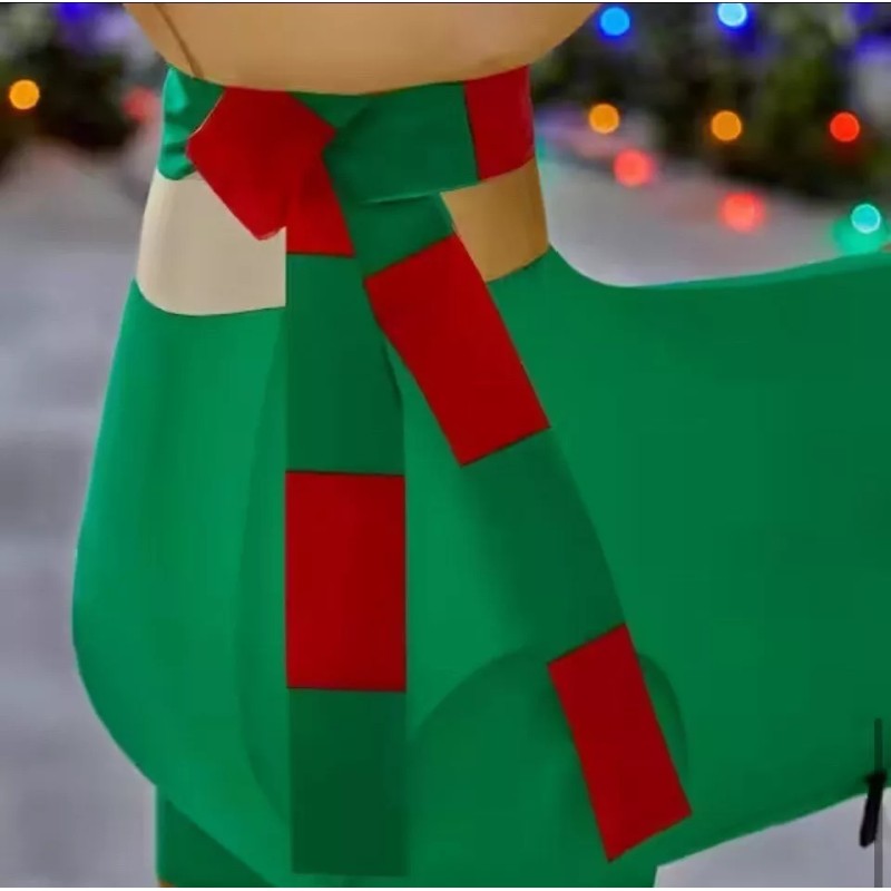 Gemmy Rudolph the Red Nosed Reindeer w/ Blinking Nose Christmas