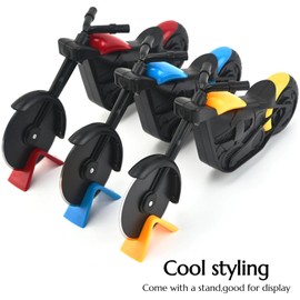 KINTEGOOD Motorcycle Pizza Cutter Wheel, Stainless Steel Pizza Cutter Wheel Pizza Slicer, Pizza Cutters Kitchen Gadget (1*Red)