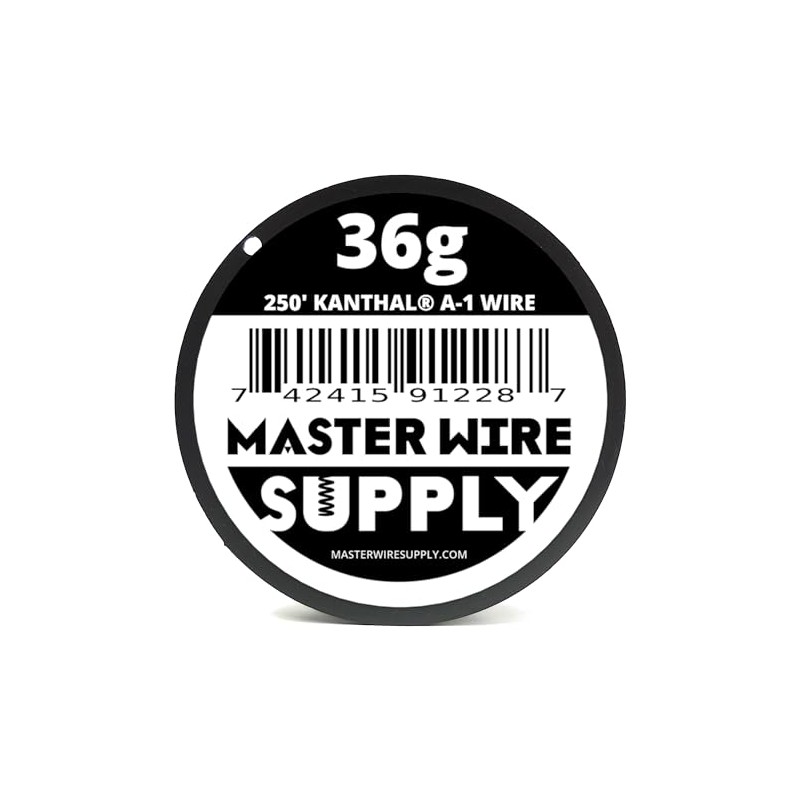 Kanthal A1-250' - 36 Gauge Wire - 250ft - 0.13mm