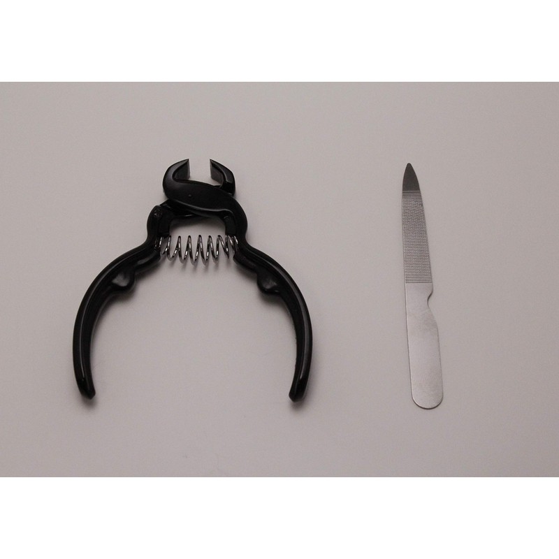 Furusawa Seisakusho Nail Beauty Gourd Classic Black Nail Clipper, Total
