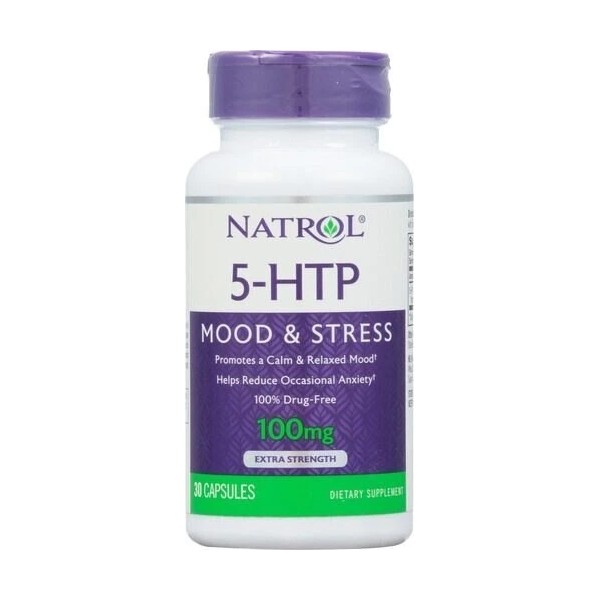Natrol 5-HTP -- 100 mg - 30 Capsules Mood &