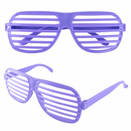 Super Z Outlet 12 Pairs of Plastic Shutter Glasses Shades Sunglasses Eyewear Party Props Assorted Colors