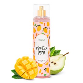 Body Spray For Women, Womens Perfume Fragrance Body Mist And Sprays, Women's Luxury Scented Holiday Gifts and Birthday Presents, 8 oz Fine Mist Spray Bottle (Mango Pear)