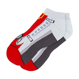 Adult train socks, E6 series, Komachi, 8.7 - 9.4 inches (22 - 24 cm)