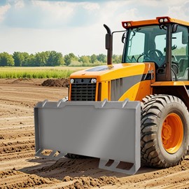 PeakPursuit 1/4" Skid Steer Attachment Quick Tach Mount Plate Loader Compatible with Kubota and Bobcat Skid Steers and Tractors