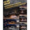 LUMENIX 70 Inch Emergency Running Board Rigid Strobe Lights Strip