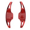 2pcs Steering Wheel Shift Paddle Extension Red ABS Replacement for