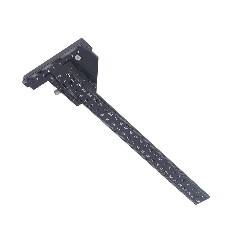 0 to 280mm T Shaped Ruler Aluminum Alloy Accurate Scale