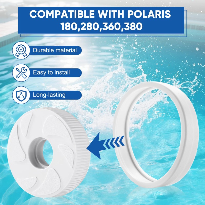 Trhretn Pool Cleaner C10 All Adaptation Tire Replacement for Polaris