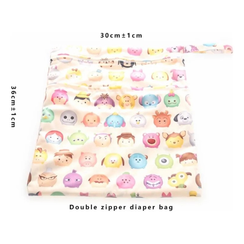 Juego 3 Wetbag Bolsa Impermeable Pañales Ecológicos 3 Tamaño