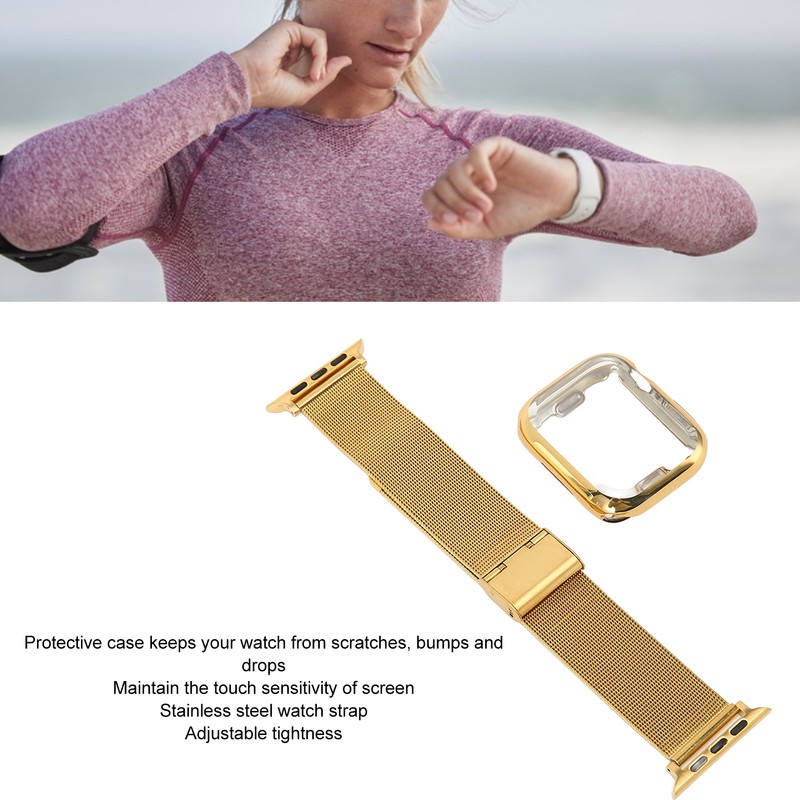 Watch Band Strap Scratch Resistant Watch Protective Case Replacement Accessory