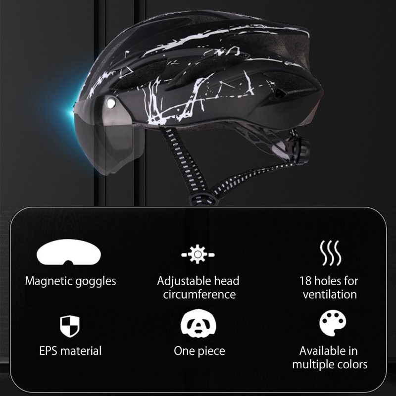 Helmet Cycling Helmet for Adult Men Women Protective Helmet with