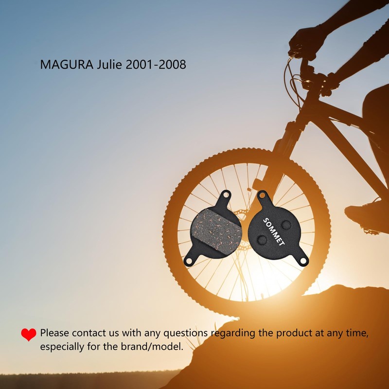 SOMMET Bicycle Disc Brake Pads for Magura Julie (2001-2008)