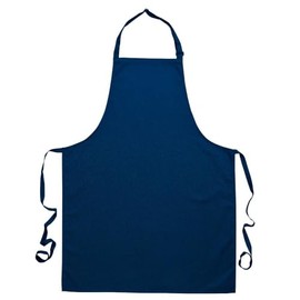 PORTWEST PolyCotton Bib Apron - Navy One Size Chef Catering Work Apron PWESTS841NVY-One Size