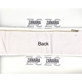 Generic Mens Ihram Ahram Ehram Waist BELT w/Zip/Pocket For Umrah Hajj- Free Size Adjustable Ihram Hajj Umrah Haji Waist Belt fits 29 up to 50"", White