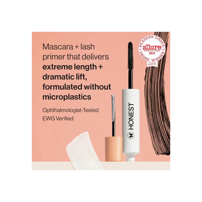 Honest Beauty 2-in-1 Extreme Length Clean Mascara + Lash Primer