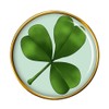 Lucky Irish Shamrock Pin Badge
