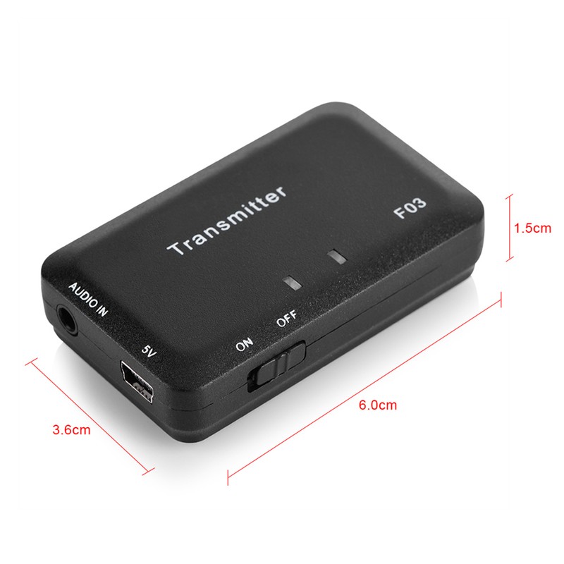 3.5mm Bluetooth 4.0 Transmitter Wireless Stereo Adapter for TV /