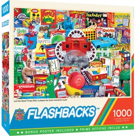 MasterPieces - 1000 Piece Jigsaw Puzzle, Let the Good Times Roll, Fun for Adults, Family, Kids, Non-Glare Finish, 19.25" x 26.75"